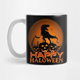 T-Rex Pumpkin Happy Halloween Costume Funny Gifts Mug